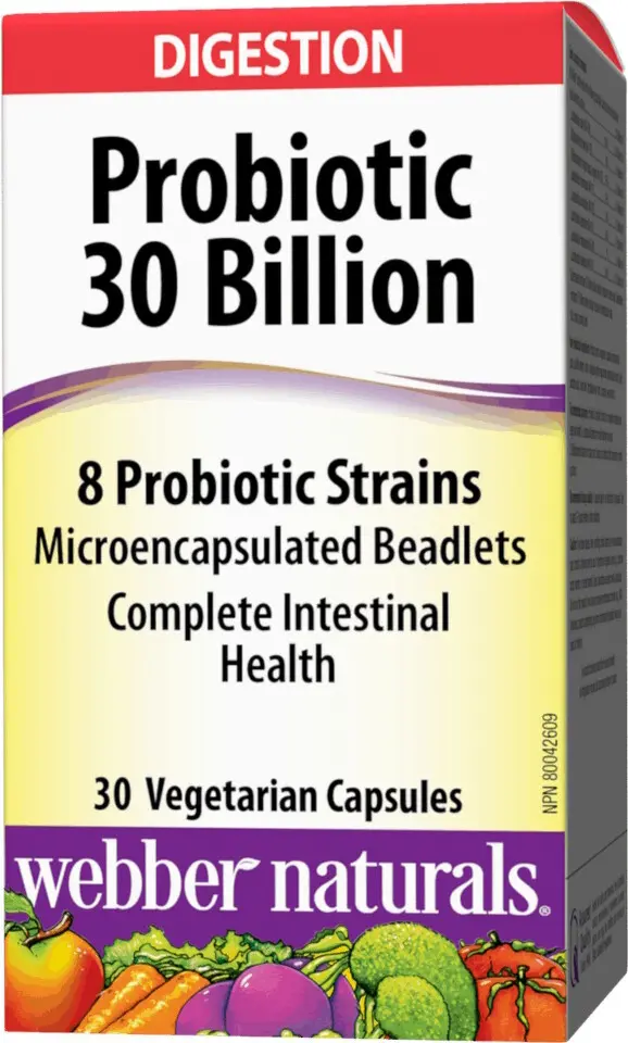 Webber Naturals Probiotic 30 Billion 30 cps