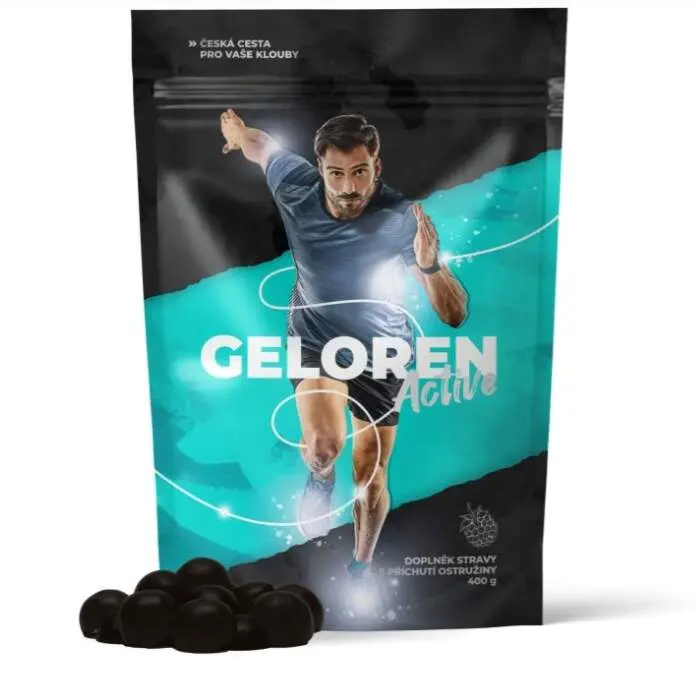 Geloren Active příchuť ostružina 90 želé