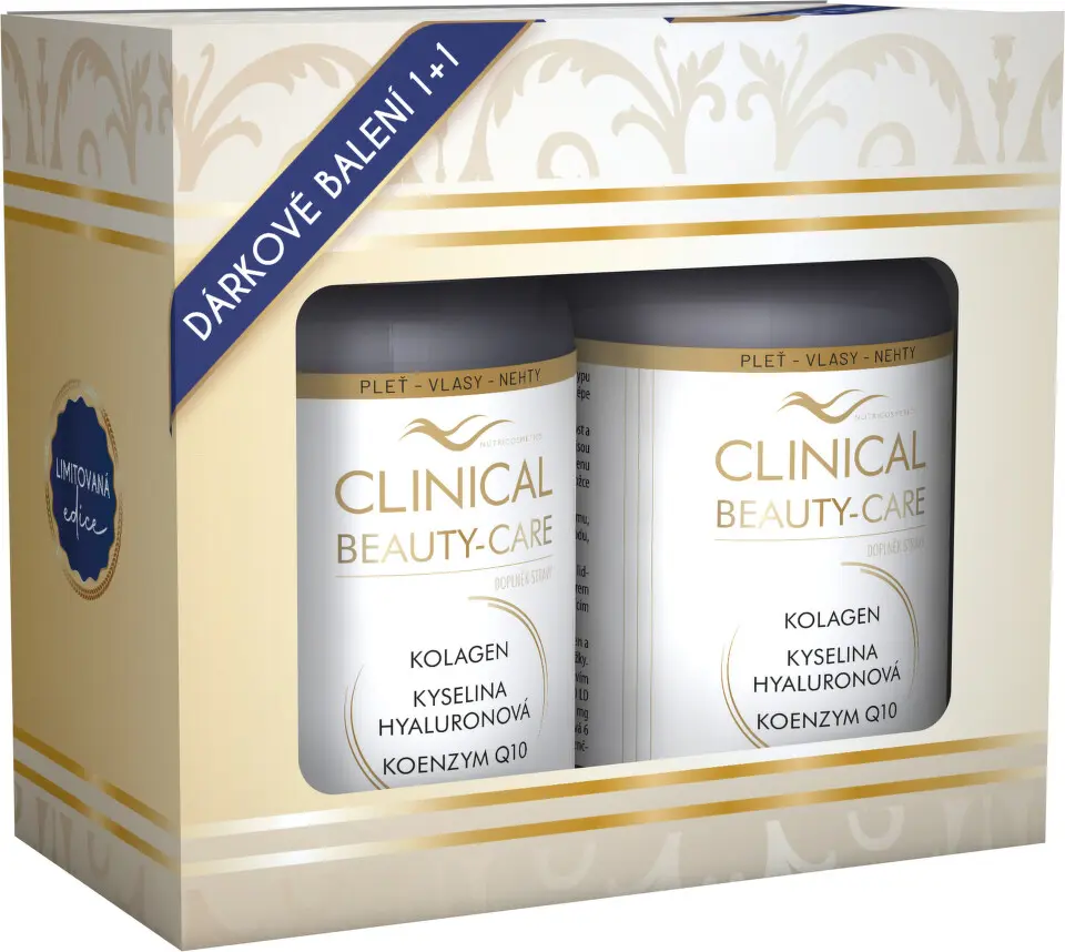 Clinical Beauty-Care Kolagen + kyselina Hyaluronová + koenzym Q10 60+60 tablet