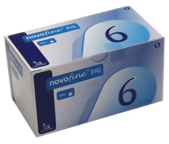 JEHLY NOVOFINE PRO INZ.PERA NOVOPEN A INNOVO VEL.0,25X6MM/31G,100