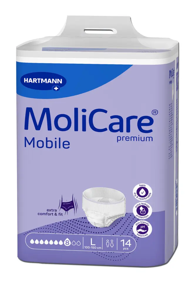 MoliCare Mobile Inkon.kalh.natahovací 8k L 14ks