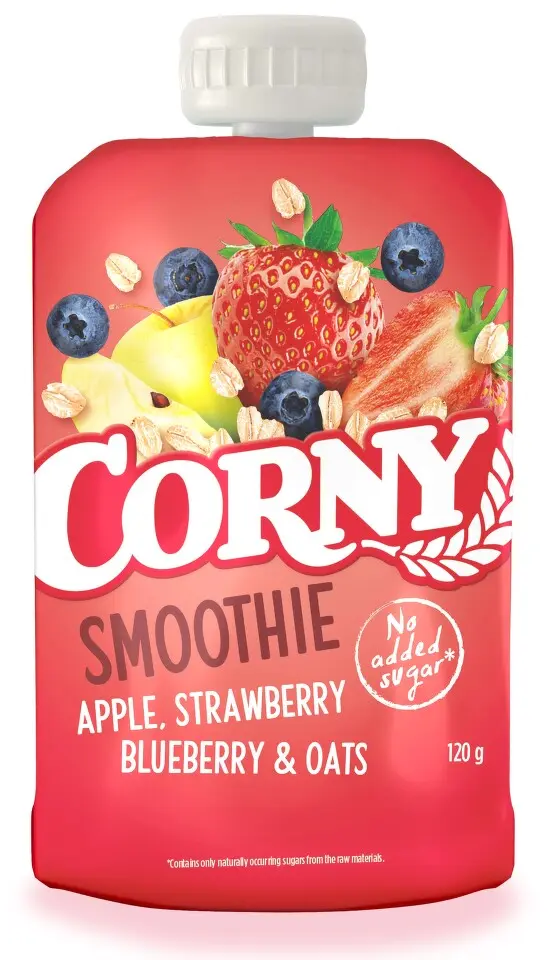 CORNY Smoothie jablko, jahoda, borůvka, ovesné vločky 120g