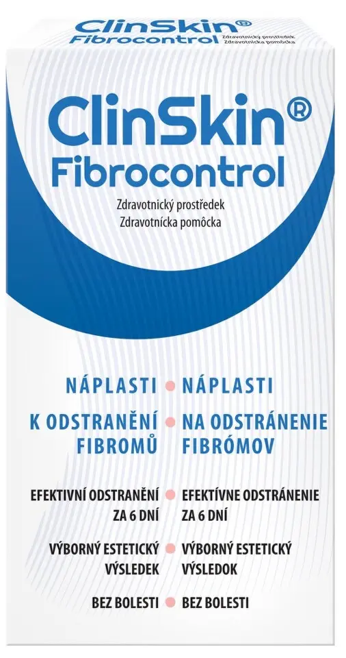 ClinSkin Fibrocontrol náplasti k odstraňování fibromů 3ks