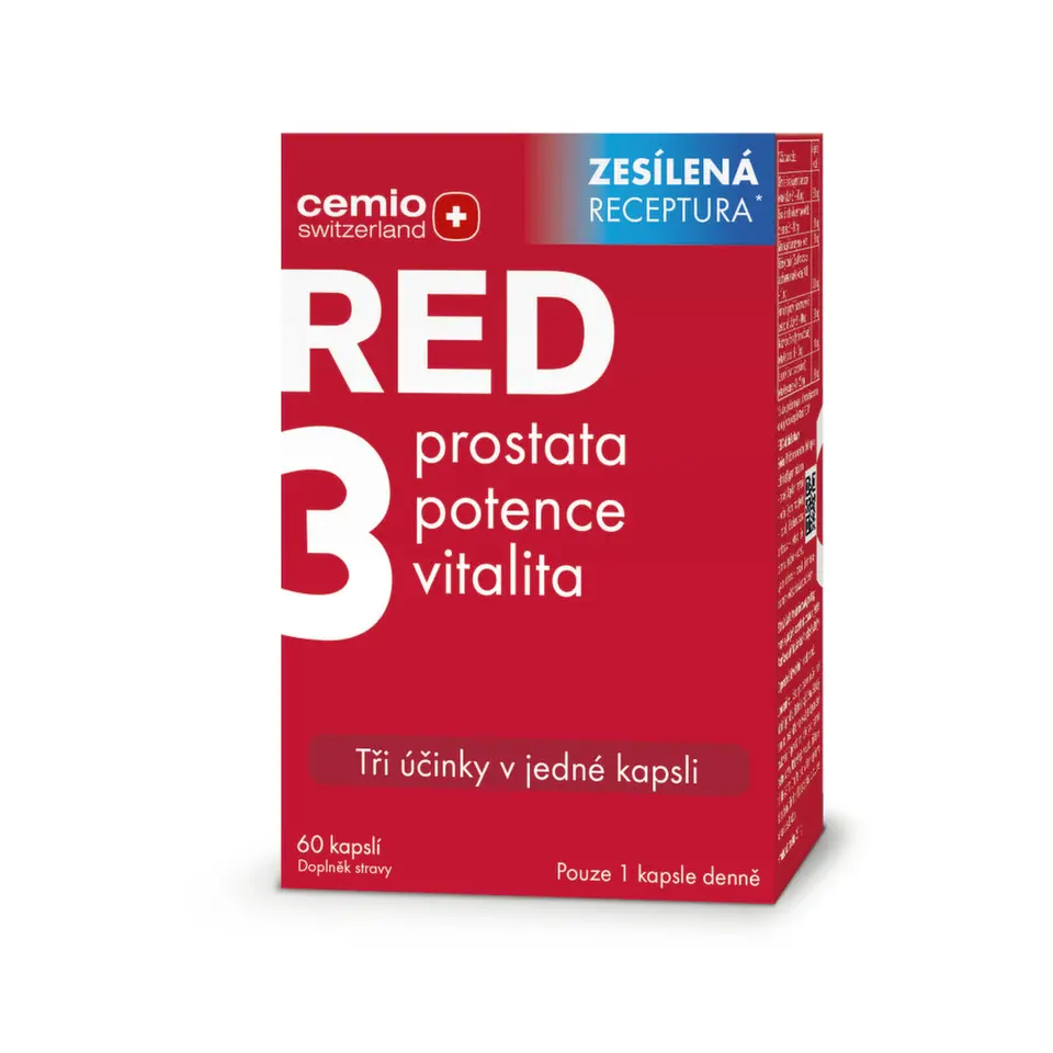 Cemio Tablety RED3, doplněk stravy 60 ks