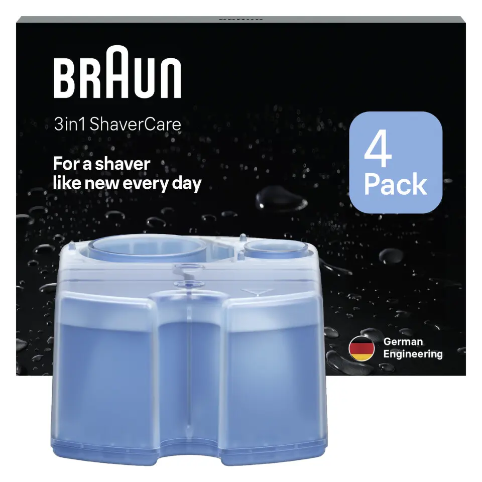 Braun ShaverCare čisticí kazeta 3v1 náplň 4ks
