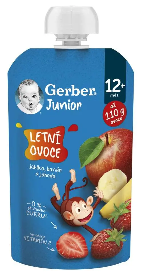 Gerber Ovocná kapsička Junior Letní ovoce