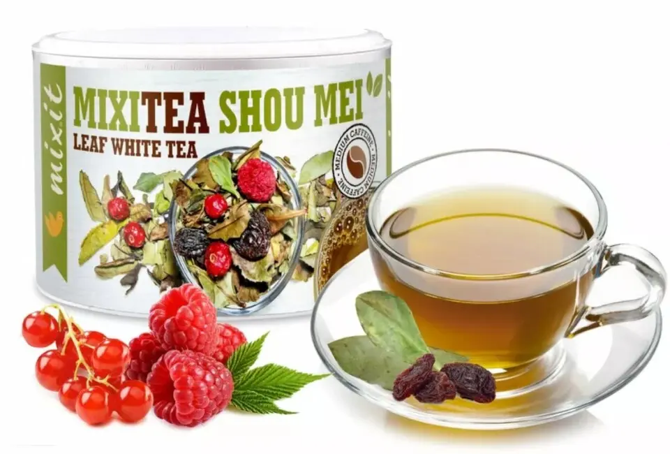 Mixit MixiTea Showman Malina Bílý čaj 40g