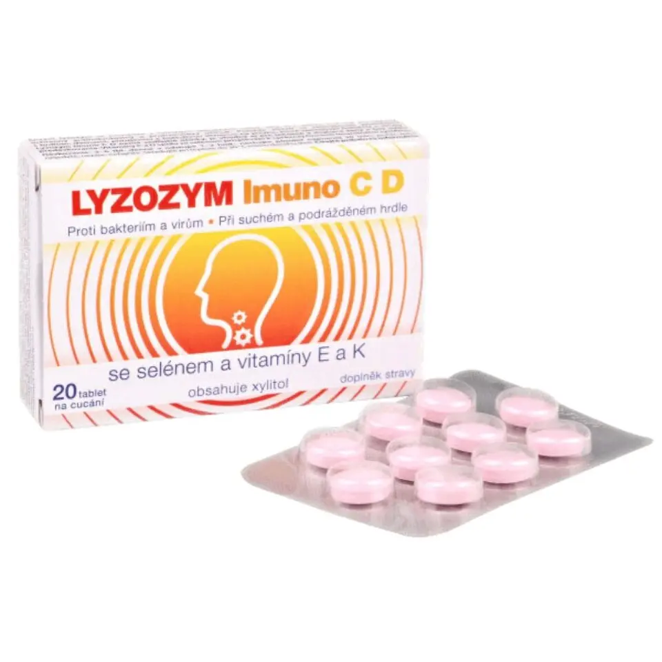 LYZOZYM Imuno C D Selen+vit.E a K cucací tbl.20