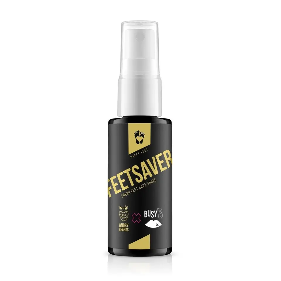 Deodorant na chodidla Angry Beards x BusyB FeetSaver - 200 ml (AB/BB-FT010-013HF-200-2620) + dárek zdarma