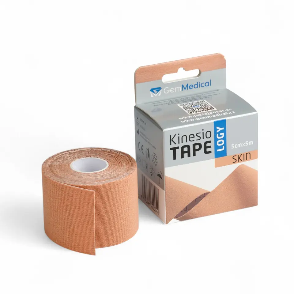 GM kinesiology tape 5cmx5m tělový
