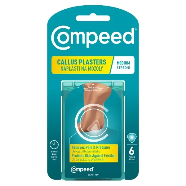 Compeed Náplasti na mozoly střední 6ks