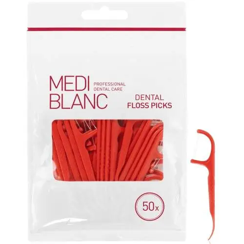 MEDIBLANC Dental Floss Picks 50ks