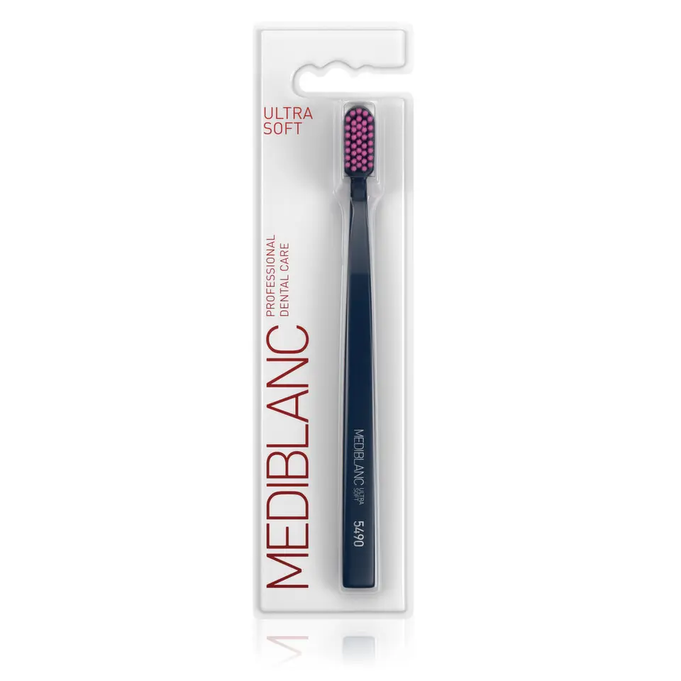 MEDIBLANC Zubní kartáček Ultra Soft Tmavě modrý 1 ks