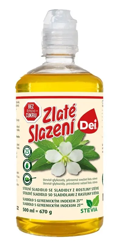 DeiSirup Zlaté Slazení ovocný cukr 500 ml