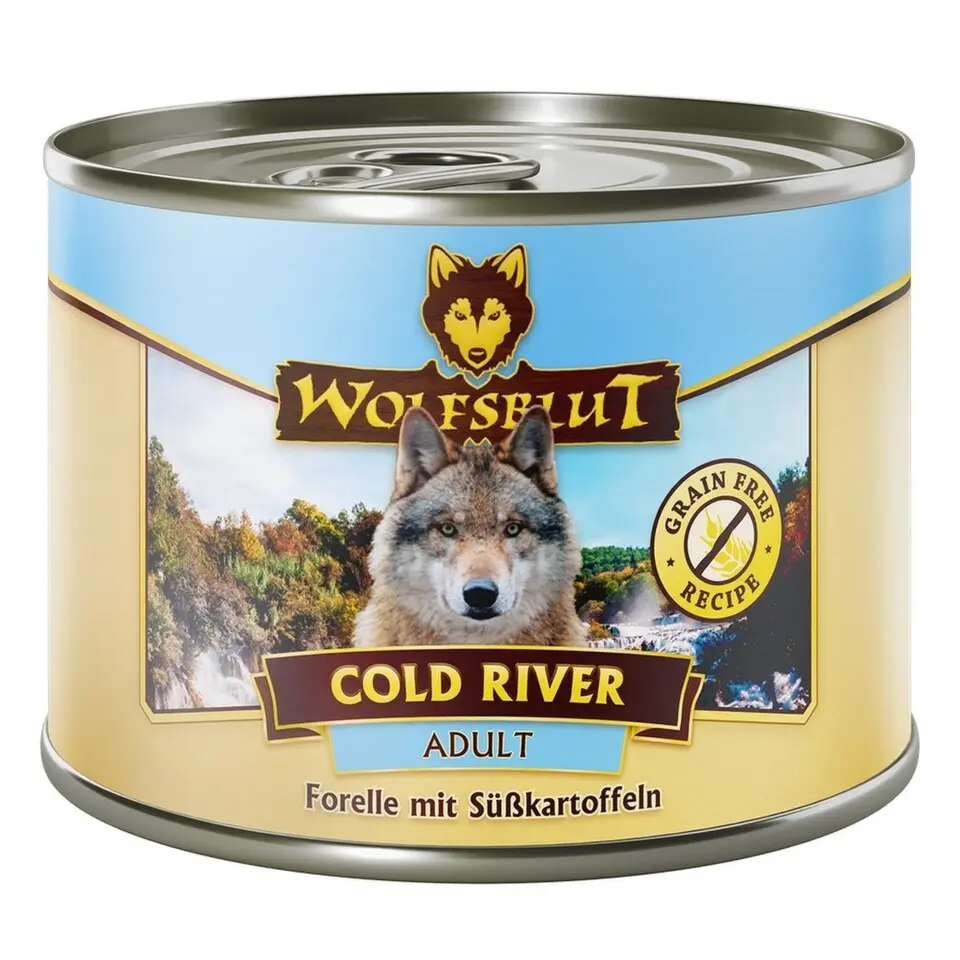 Wolfsblut Dog Adult Cold River konz. 200g + Množstevní sleva