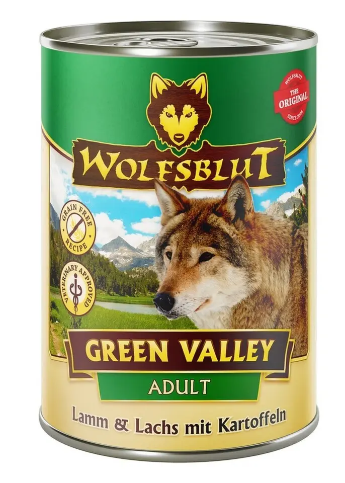 Wolfsblut Dog Adult Green Valley konz. 395g + Množstevní sleva