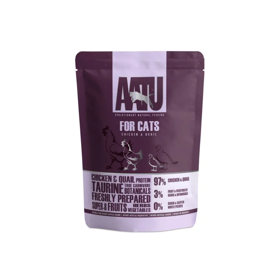 AATU Cat Chicken&Quail kapsa 85g