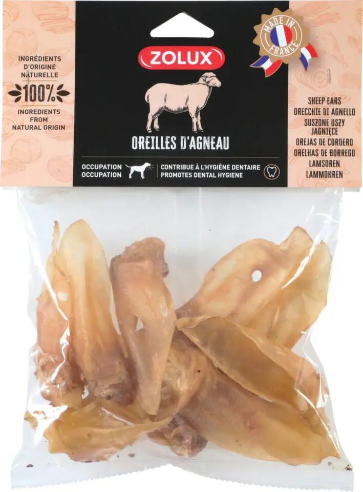 Pochoutka pes Jehněčí uši 100g Zolux + Množstevní sleva