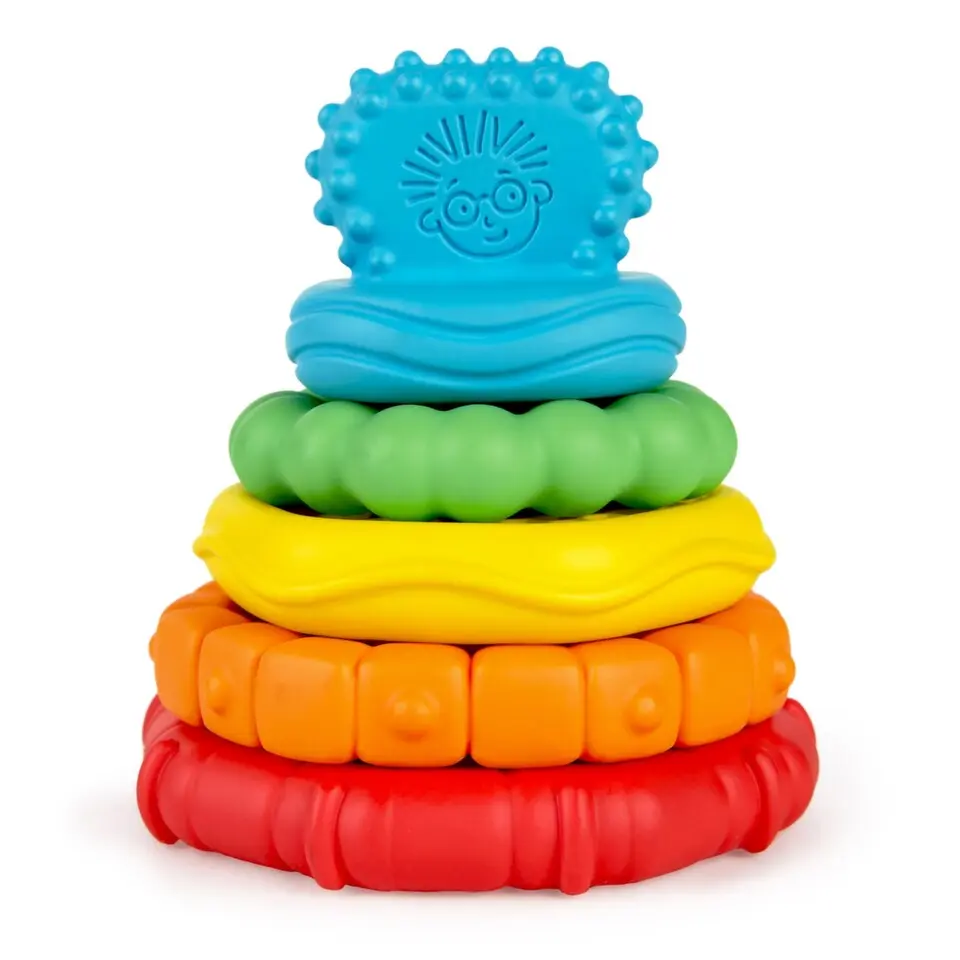 BABY EINSTEIN Kousátko stohovací 2v1 Stack&Teethe 0m+