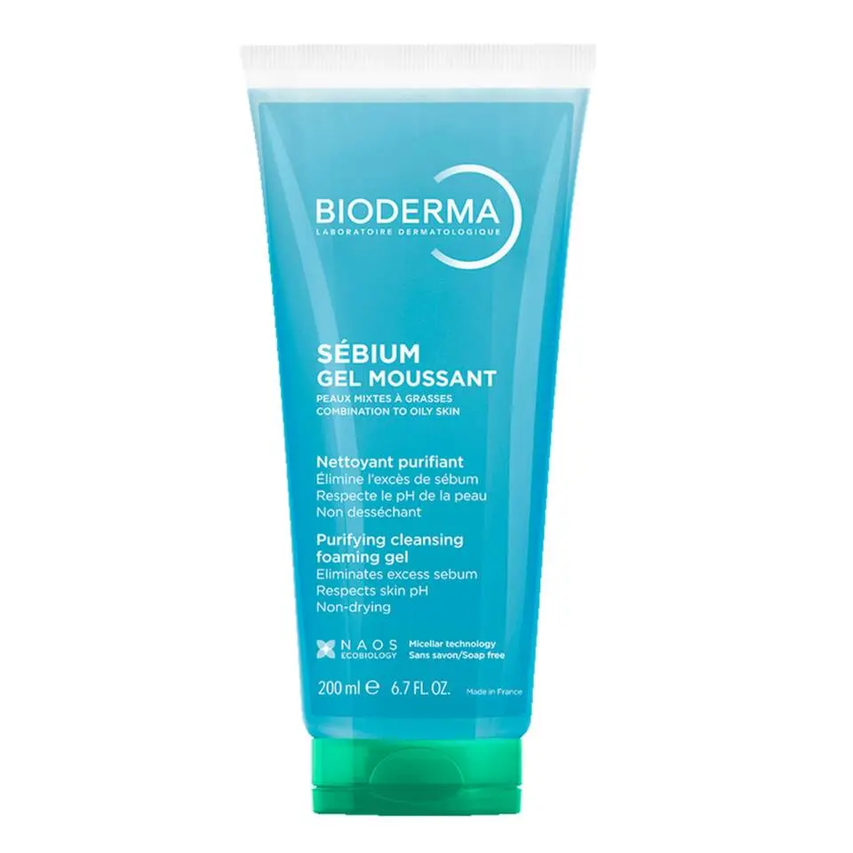 Bioderma Sébium Gel Moussant čistící gel na akné tuba 200 ml
