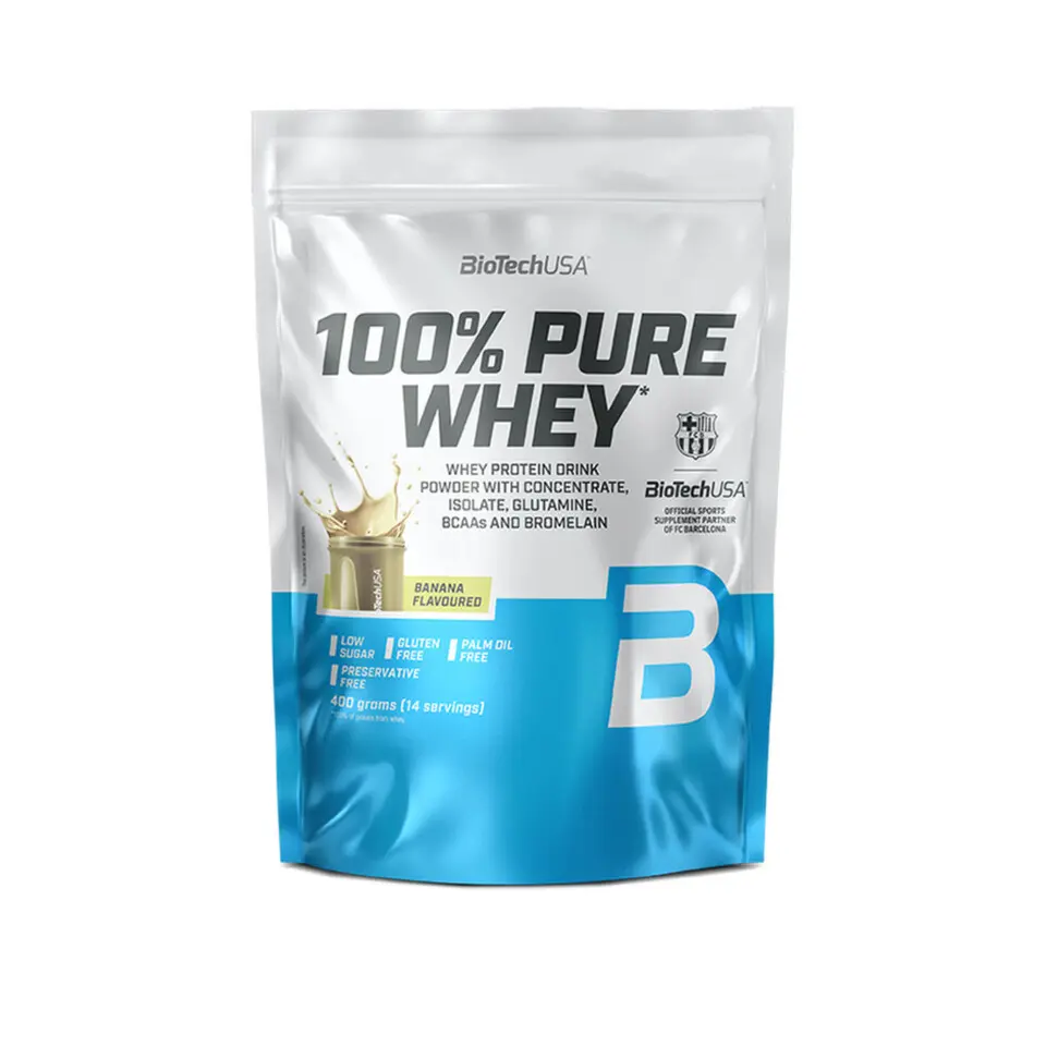 BioTech USA 100% Pure Whey 400 g banán