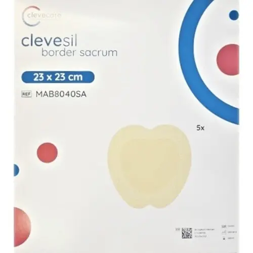 Clevecare Clevesil Border Sacrum krytí 23x23cm 5ks