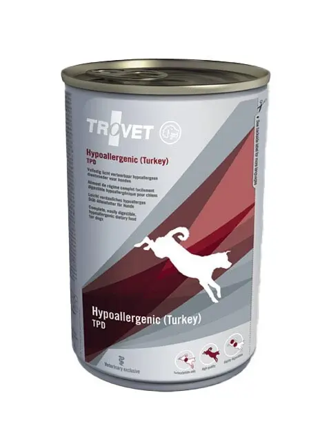 Trovet pes TPD Hypoallergenic konz. turkey 400g