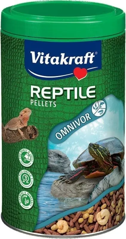 Vitakraft Reptile Turtle Omnivor vodní želvy, ještěrky 1l