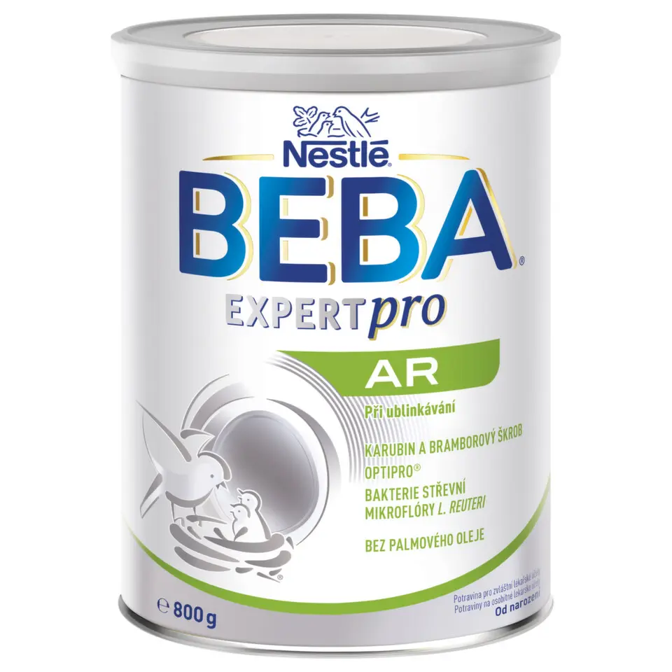 BEBA Speciální kojenecké mléko EXPERTpro AR při ublinkávání, 0m 800 g