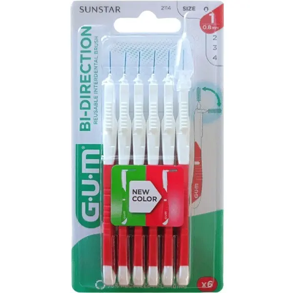 GUM meziz.kart.BI-DIRECTION size 1 0.8mm 6ks