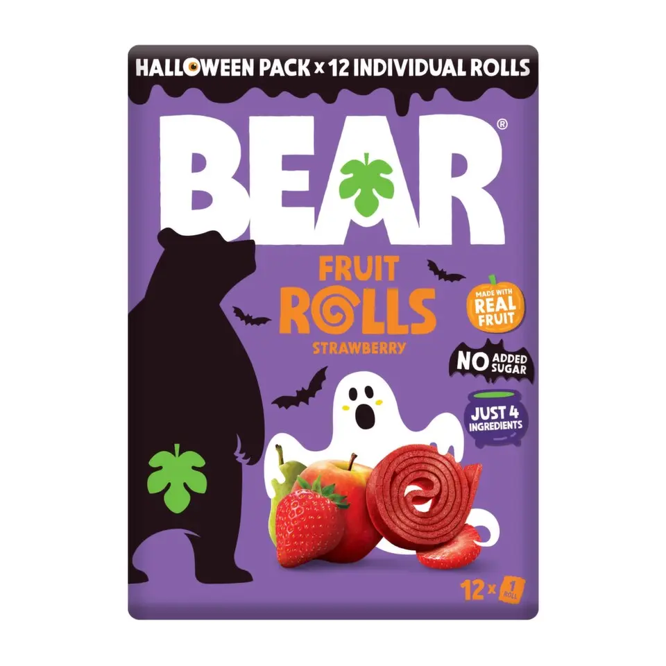 BEAR Fruit Rolls Halloween jahoda 12x10g