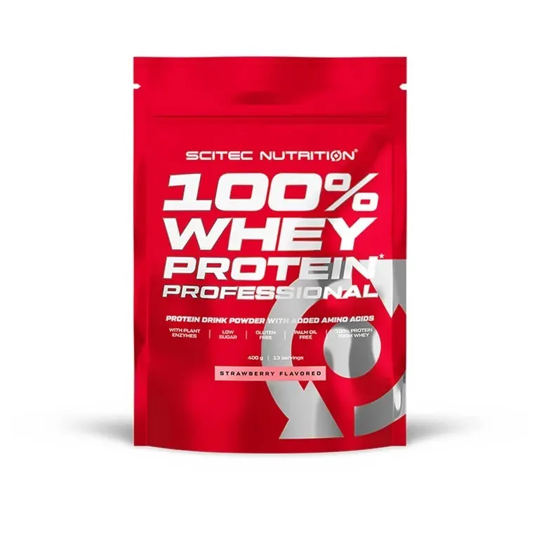 Scitec 100% Whey Protein Professional 400 g - jahoda