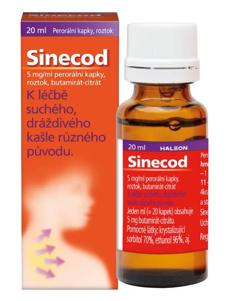 Sinecod 0.5% por.gtt.sol. 1x20ml CZ