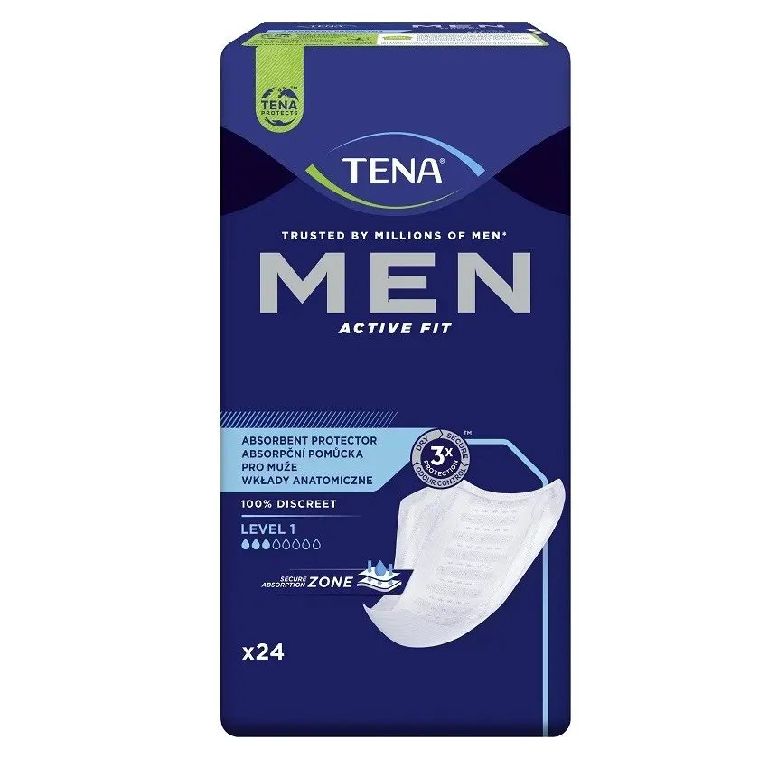 TENA Men Level 1 - Inkontinenční vložky pro muže (24 ks)