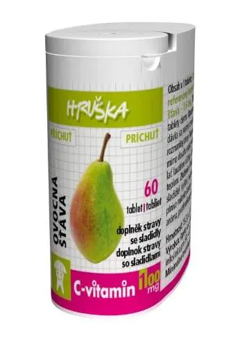 C-vitamin 100 mg Hruška Se Sukralózou 60 tablet