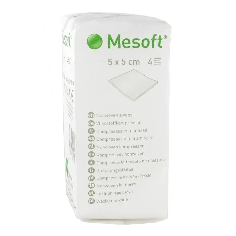 Mesoft Komprese nesterilní 5 x 5cm 100 ks 157000