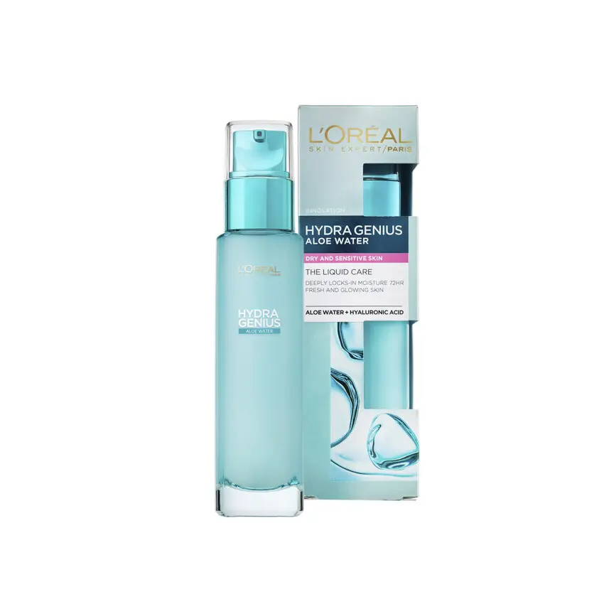 L'Oréal Paris Hydratační pleťová péče pro každodenní použití pro suchou a citlivou pleť Hydra Genius (Liquid Care Daily Moisturiser) 70 ml