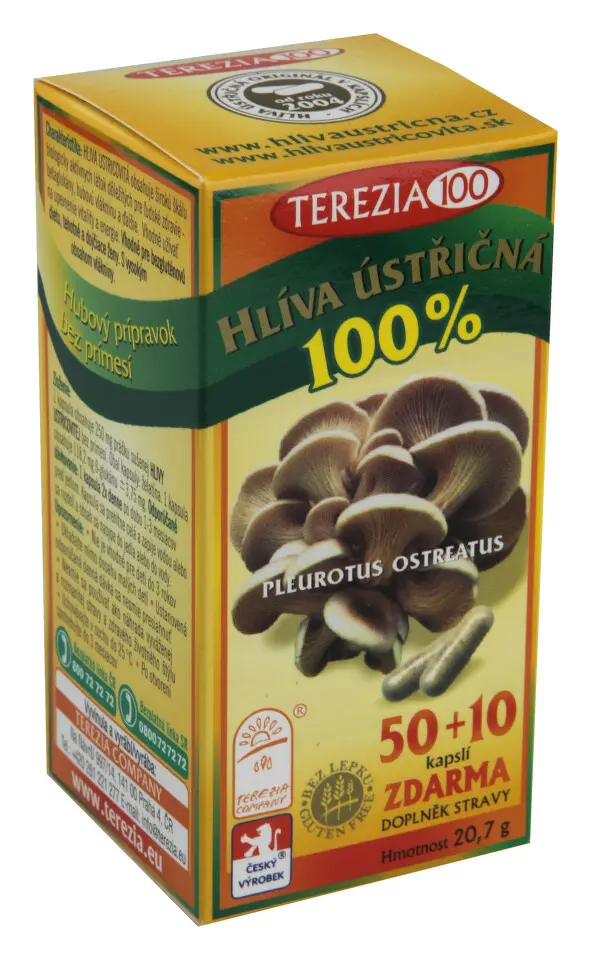 Terezia Hlíva ústřičná 60 kapslí