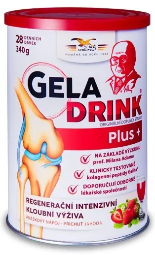 Geladrink Plus jahoda plv 340g