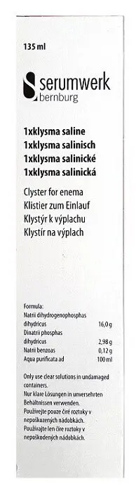 Klysma salinické 135 ml