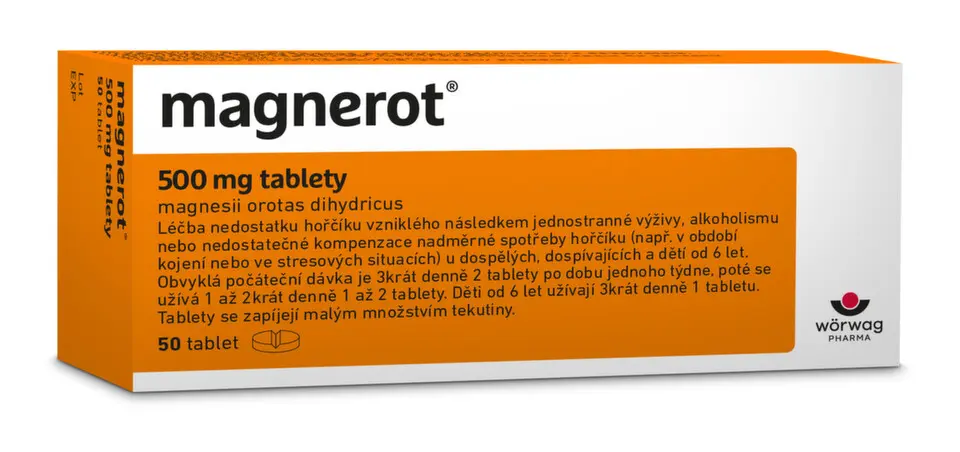 MAGNEROT POR 500MG TBL NOB 50 I