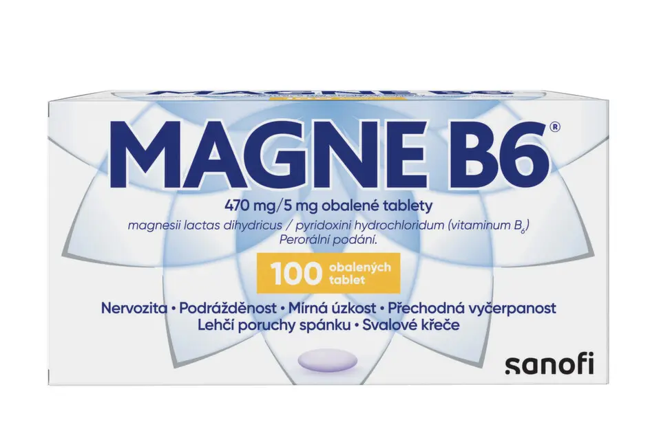 MAGNE B6 470MG/5MG TBL OBD 100