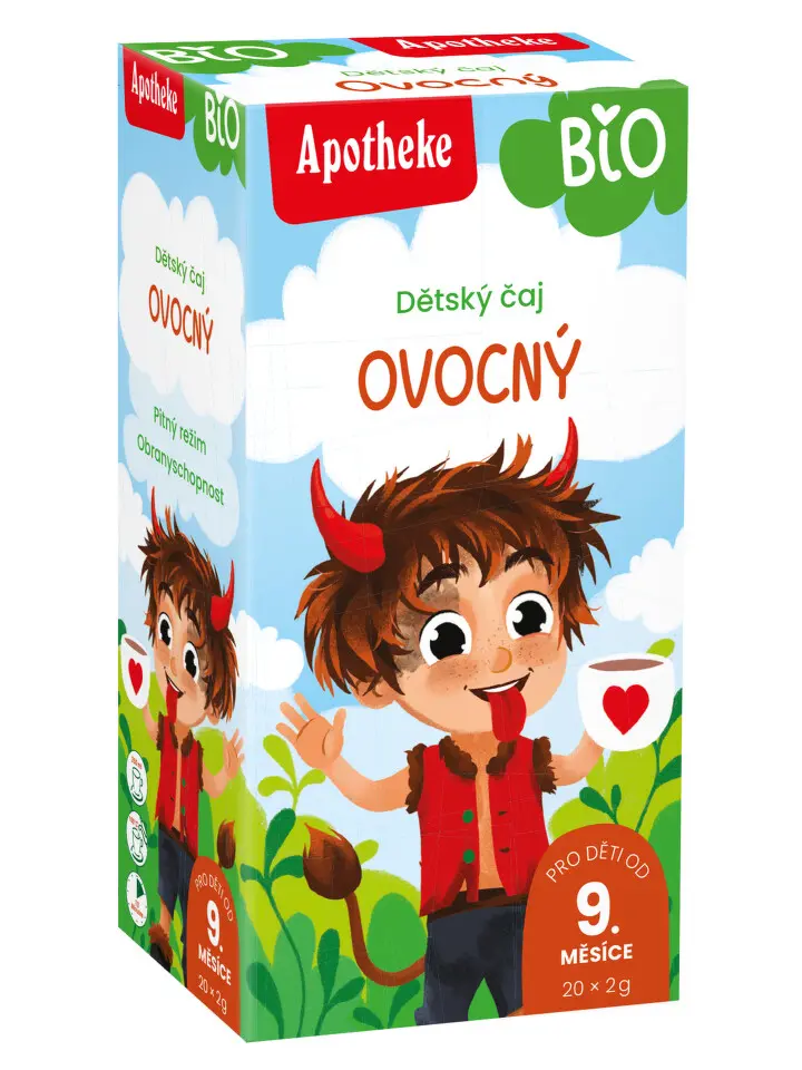 APOTHEKE Dětský čaj ovocný 20 sáčků BIO
