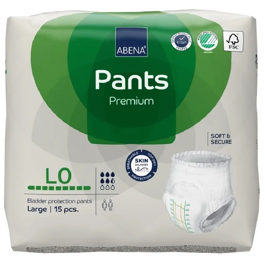 Inkont.navlék.kalhotky Abena Pants Premium L0 15ks