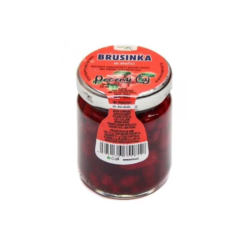 Čaj pečený NOTEA Brusinka se skořicí 55ml