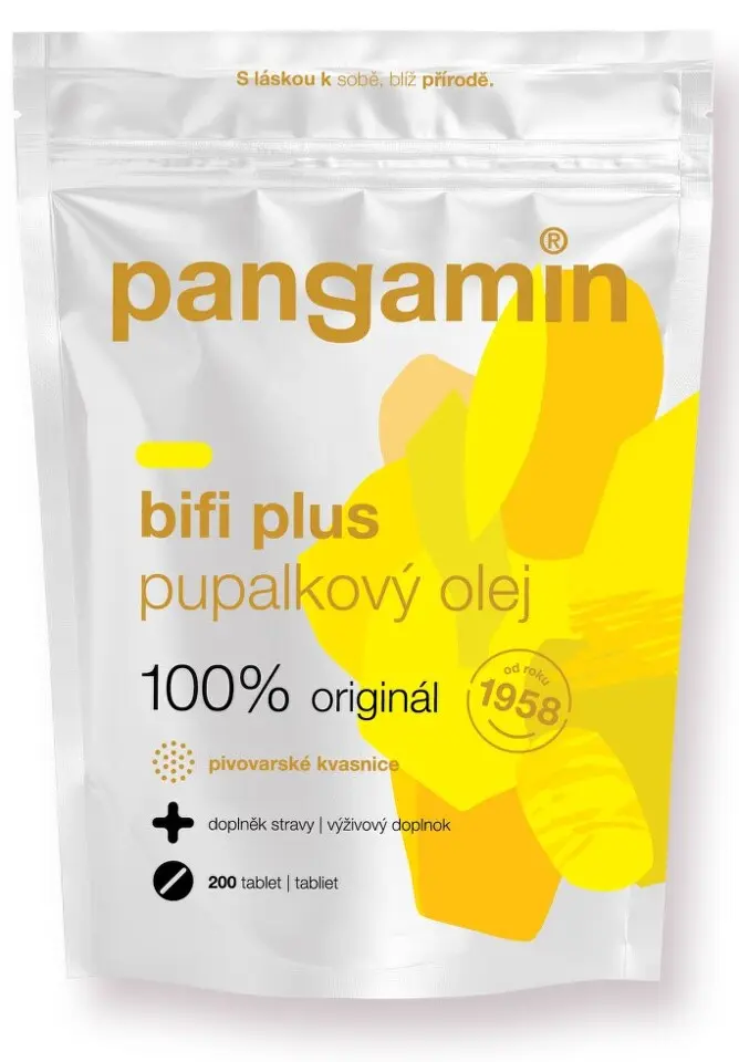 Pangamin Bifi plus sáček 200 tablet (VÝPRODEJ)