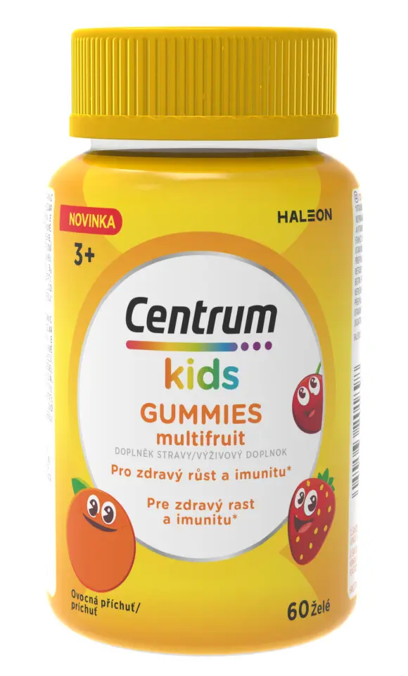 Centrum Kids Gummies multivitamín pro děti multifruit želé 60 ks