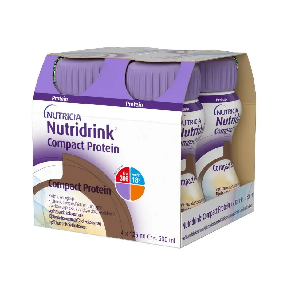 Nutridrink Compact Protein př.chlad.kokos 4x125ml