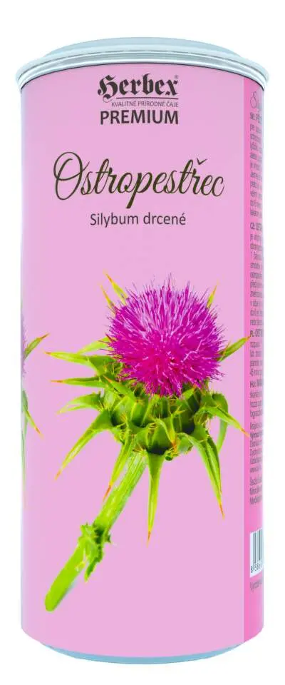 HERBEX Ostropestřec Silybum drcené 200 g