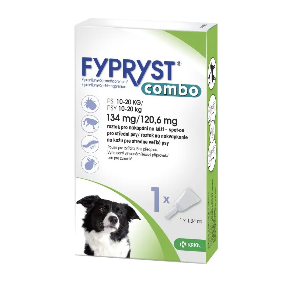 Fypryst combo spot-on pro psy 10-20kg 1x1.34ml